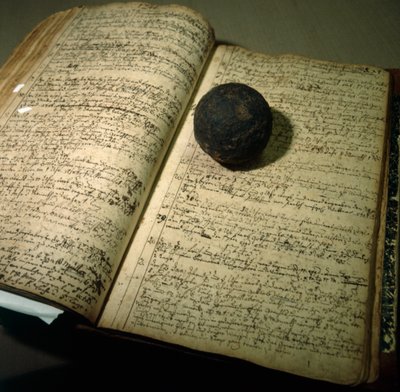Enrollment book from the time of the Battle of Kesselsdorf by German School